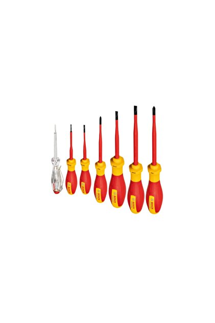 Bosch Profesyonel VDE Tornavida Seti 7 Parça - 1600A02NF7 - Fiyatı