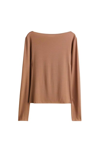 Blouse with Cinnamon Light Transparent