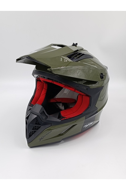 AXOR X- CROSS SC- BATTLE GREEN /KROSS KASK H.R.P DIŞ KABUK