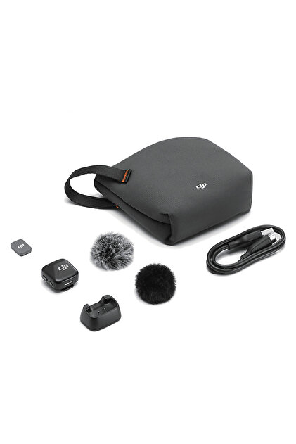 DJI Mic Mini Transmitter Sonsuz Siyah - İthalatçı Garantili