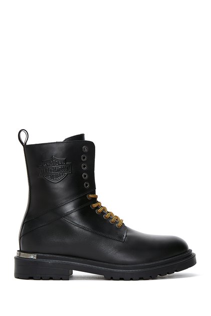 Harley-Davidson Men's Black Coro Leather Boots 021m 100553