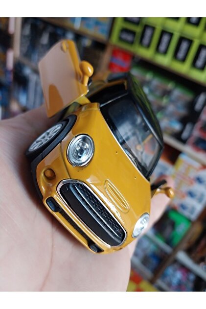 OYUNCAKSAHİLİ Mini Cooper S Diecast Metal Araba Kapıları Açılır