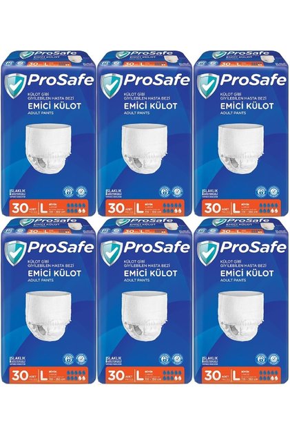 Absorbent Panty Diapers Large-Large 180 Pieces (6Pk*30)