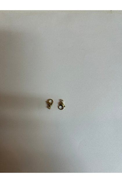 Steel Parrot Clip, Steel Auburn Clip Yellow 10 Pieces