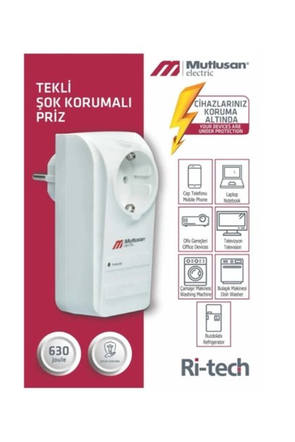 Tekli Akım Korumalı Priz Topraklı