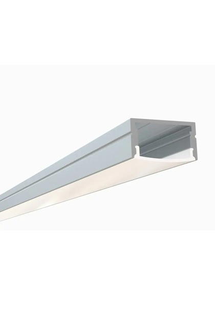 LED Profil Kanal Sıva üstü 18x11mm alüminyum 1mt. aydınlatma dekoratif şerit kanalı armatür linear ışık kare kasa