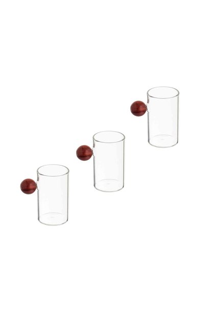glass mug set of 3 pcs made of high quality glass 150ml