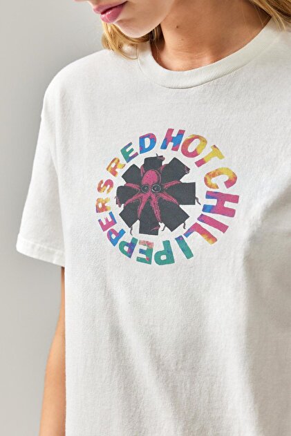 Unisex Oversize Premium T-shirt - Red Hot Chili Peppers Printed