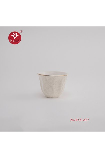 CR-2424-طقم فناجين قهوة عربي  بورسلين روز 12 قطعة