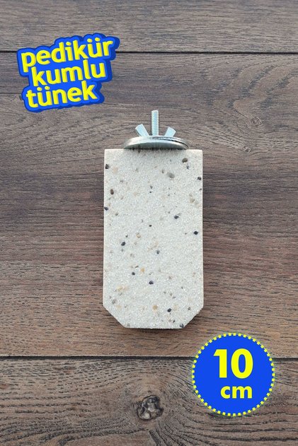 Foxy Pedicure Parrot Pole - 10 cm Sand Sand Sandpaper, Sultan Budgie Lori Monk Sevda Forpus