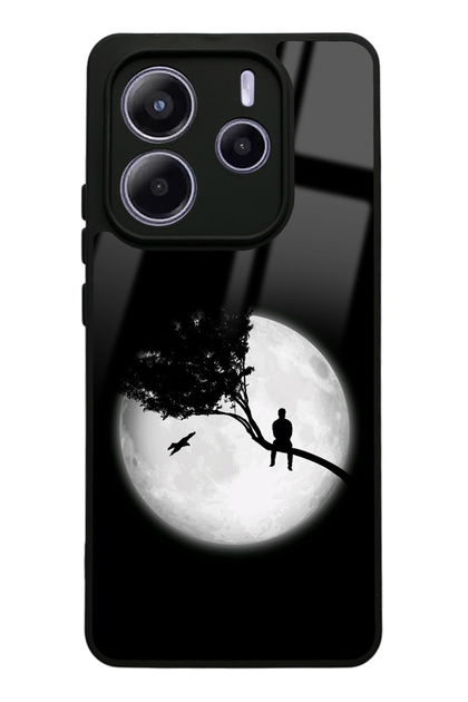 Xiaomi Redmi Note 14 5g Gaze at the Moon Design Glossy Phone Case