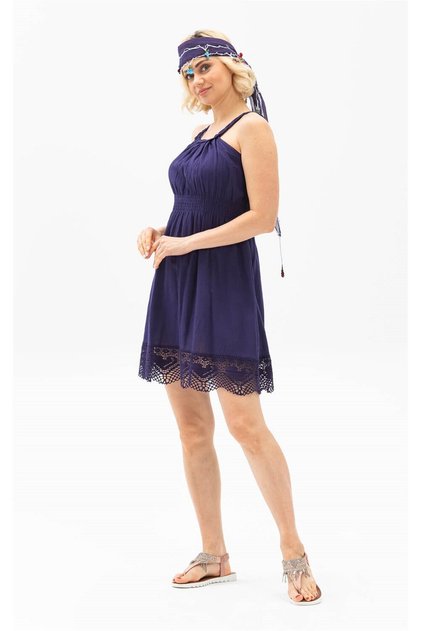 Strappy Sile Cloth Braided Mini Summer Dress Purple Purple