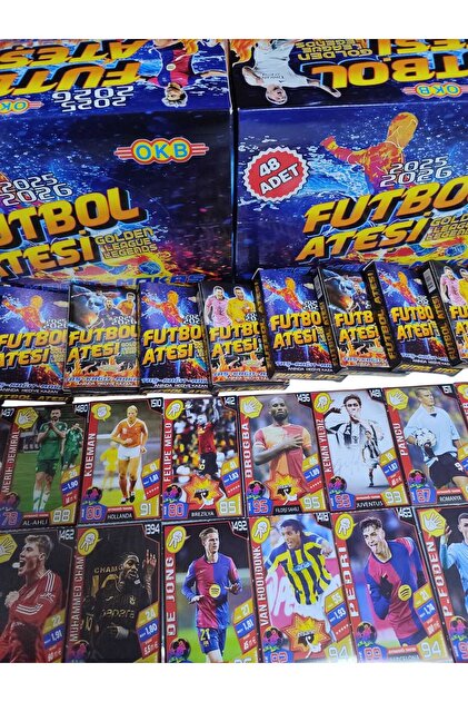 Emrah Gültekin Football Fire Golden League Legends (48 Mini Box