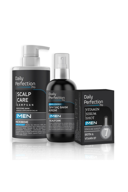 DAILY PERFECTION PRO Scalp Care Saç Bakım Seti Erkeklere Özel