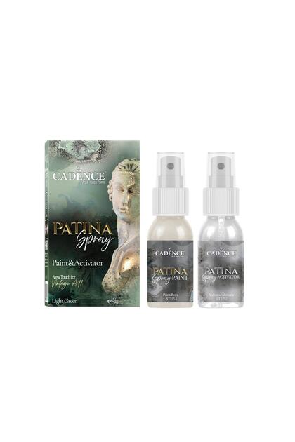 Patina Sprey Açık Yeşil Eskitme Sprey Seti 50+50 ML