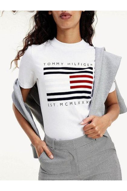 Tee Shirt Femme Regular Flock 9362 Gris Chiné