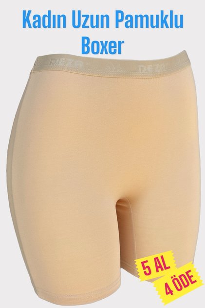 Pamuklu Yüksek Bel Uzun Paça Likralı Kadın Boxer-dondeza & Tutku Satış Mağazası