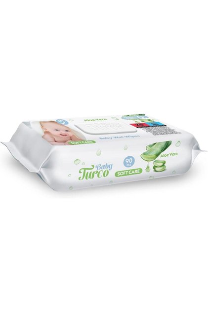 Aloe Veralı Kapaklı Soft Islak Mendil 90 Lı
