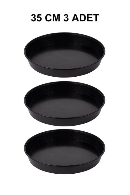 Yuvarlak Saksı Altlığı 35 cm 3 Adet