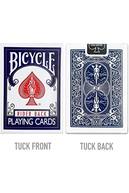Bicycle Rider Back Blue Seal Oyun Kartı -mavi Renkli Deste