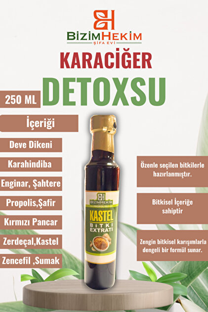 BİZİMHEKİM ŞİFA EVİ Hepatic bitki exstratı Karaciğer Detoksu %100