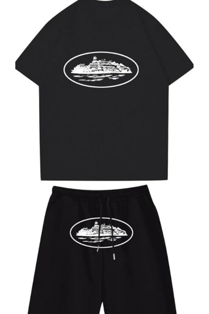Marco Fresco Unisex Corteiz Resim Baskılı Oversize Unisex Şort