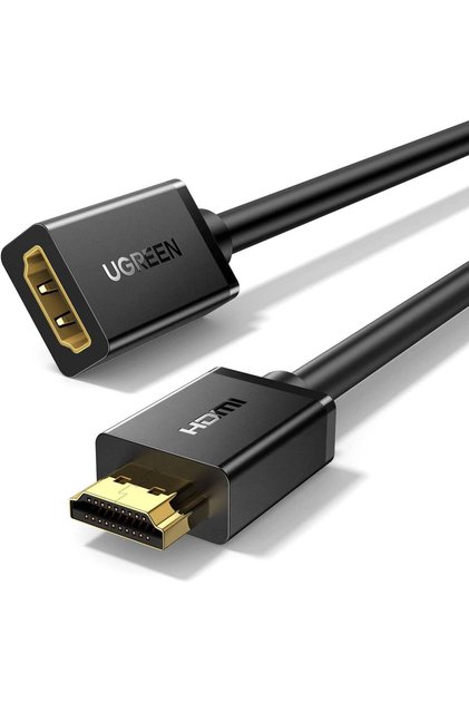 كابل تمديد HDMI ذكر إلى أنثى H66 بطول 3 أمتار، أسود