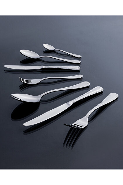 Madame Coco Likya 42 Parça Çatal Bıçak Kaşık Seti - Gümüş - Fiyatı