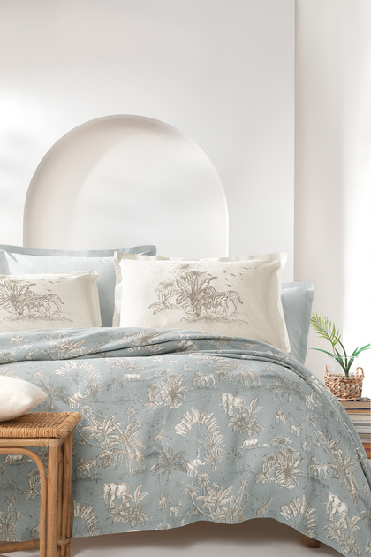 Aster Double Pique Set - Sage