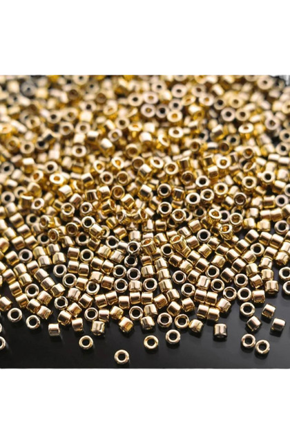 Orijinal Miyuki Delica 11/00 Boncuk No:45 Altın Kaplama Db 34 2 Gram