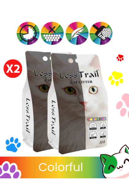 Colorful Kedi Kumu 10lt X 2 Adet