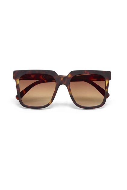 Roma Unisex Classic Havana Sunglasses Brown Gradient