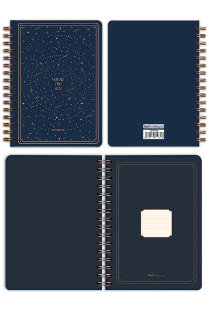 Matt Notebook Bullet Journal Edition A5 15x21 cm Spiralli Noktalı