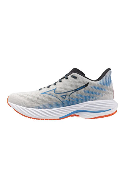 Mizuno Wave Rider 28 Erkek Koşu Ayakkabısı Beyaz / Mavi - Fiyatı