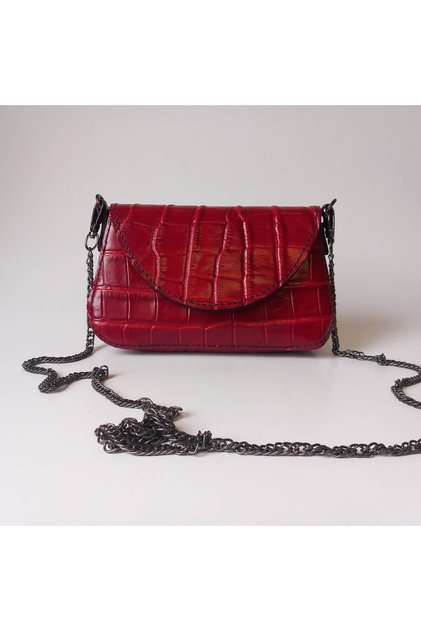 A Leather El Yapımı Hakiki Deri Kadın Omuz Çanta