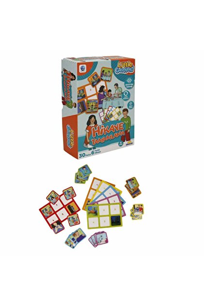 Smile Games Hikaye Tamamlama Kartları Turuncu/Turkuaz 30 Parça