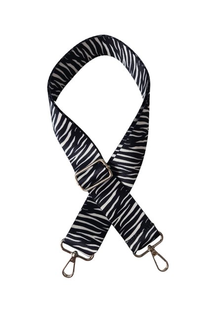 Polyester Kolon Ayarlanabilir Çanta Sapı - Telefon Askısı (120 CM) / Zebra Desen