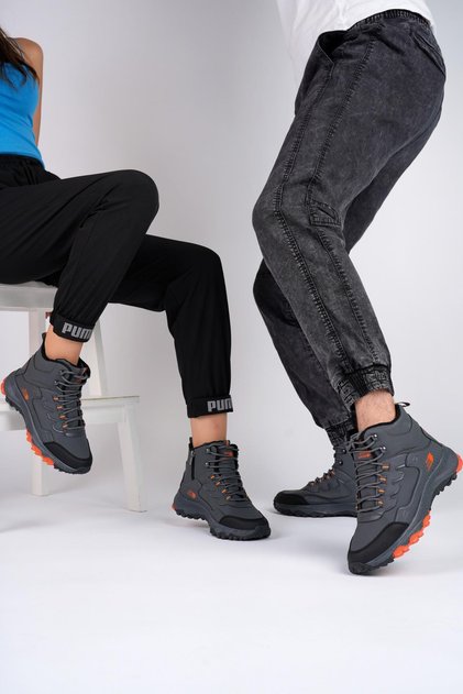 Alaska Unisex Guaranteed Trekking Outdoor Lace-Up Side Zipper Winter Boots