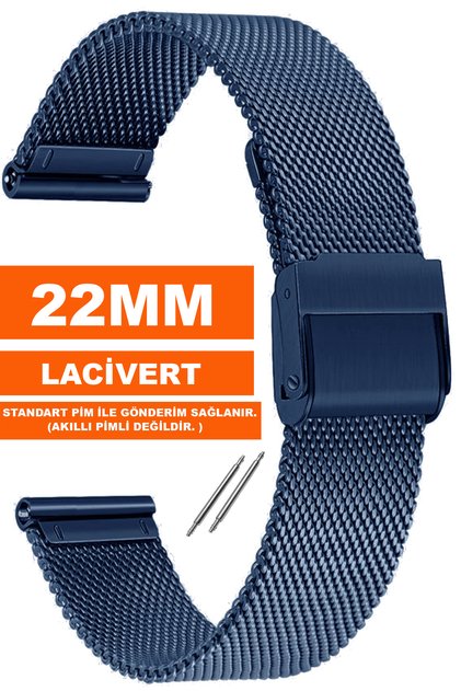 Huawei Watch Gt2 Gt3 Gt4 Gt5 Pro-xiaomi Redmi Watch 5 Active-lite Uyumlu 22mm Metal Hasır Kordon