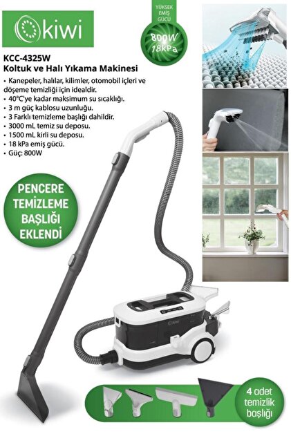 Kiwi Yeni Ekstra (4325 YENİ MODEL) Pencere Temizleme Aparatlı
