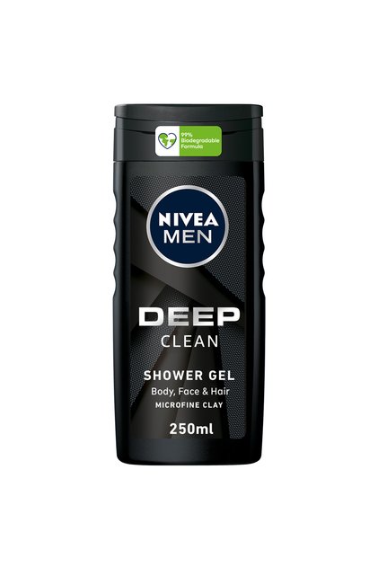 Men Deep Shower Gel Charcoal 250ml