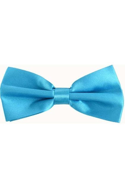 Satin Children's Bow Tie Sb329 Turquoise