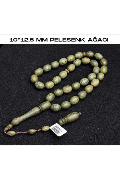 10*12.5 mm Pelesenk Ağacı Kokulu Tesbih Hediyelik Aksesuar Bijuteri Tesbih