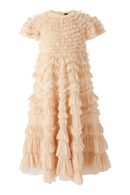 Girl's Wild Rose Flounce Dress