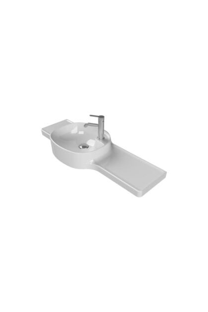 Harmony 100 cm Etajerli Lavabo (Soldan Hazneli)