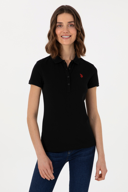 Women's Black T-Shirt 50280070 -Vr046