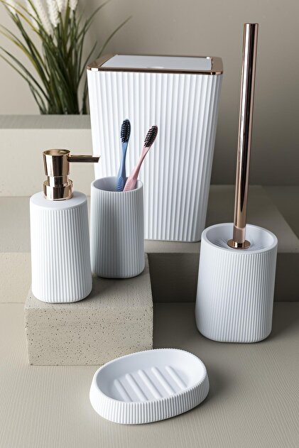 Arow Akrilik Lüx Banyo Seti, Banyo Takımı 5 Parça