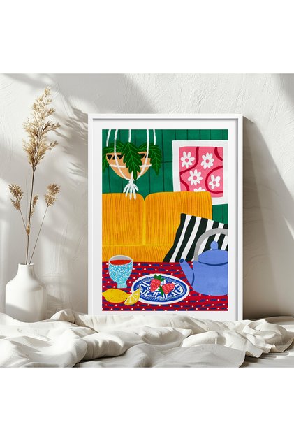 Single Wooden Framed Painting One Piece Poster Painting Tk/1416