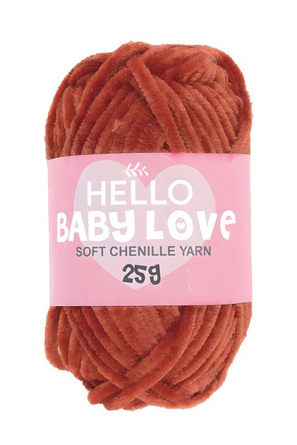 Baby Love Chenille Velvet Punch Yarn 25 g