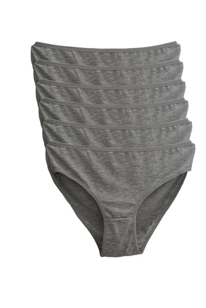 Women's 5-Piece Combed Cotton Bato Gray Panties